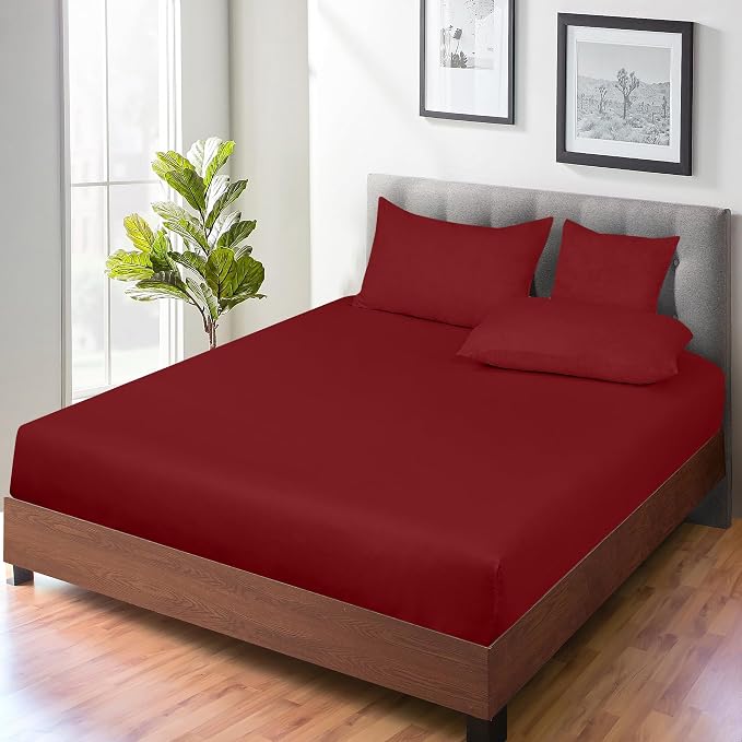 ROYALE LINENS 300 Thread Count 100% Long Staple Combed Cotton Fitted Sheet Twin - Image 6