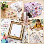 8497 Pcs Gem Stickers Rhinestone Stickers Self-Adhesive Rhinestones Acrylic - Image 7