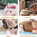 IZIO Hot Glue Gun with 21 Glue Sticks7/16") &Storage Pouch - 100W Fast Heating - Image 5