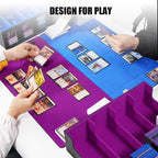 Trading Card Storage Box with Commander Display, 4-Row Deck Case with Removable - Image 6