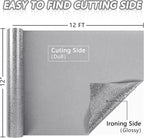 ​TORC Silver Glitter HTV Silver Heat Transfer Vinyl HTV Rolls - Image 3