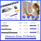 SOMWISE Rainbow Window Privacy Film, Heat Control, UV Blocking, Anti-Glare - Image 8