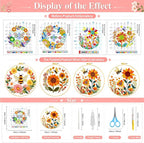 Zhenqing Bee & Flower Garden Cross Stitch Kit - Image 4