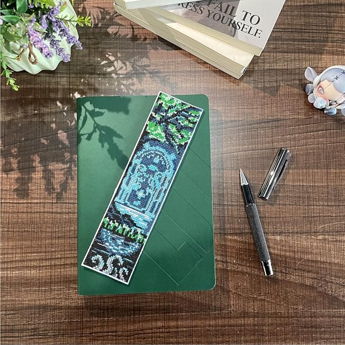 ZuoAnLF 5 PCS Cross Stitch Bookmark Kits, DIY Bookmarks Cross Stitch Kits - Image 4