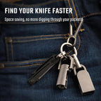KeyUnity KK07BK Precision Craft Utility Blade Titanium Handle Mini Cutting Tool - Image 5