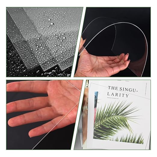 TKOnline 14 PCS Plexiglass Sheets, Invitations, Poster Frames Plastic Board - Image 3