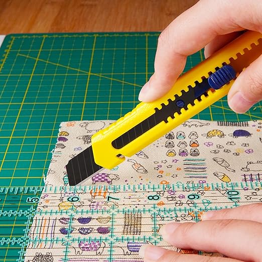 MANUFORE Quilting Ruler 6” x 12” Sewing Acrylic Ruler Anti-Slip Ruler DIY - Image 6