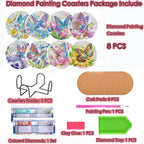 TDOOW Diamond Art Painting Coasters Kit, DIY Diamond Painting - Image 3