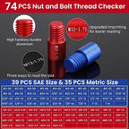 Thread Checker, 39 Inch & 35 Metric Box Set Thread Gauge, Thread Checker - Image 2