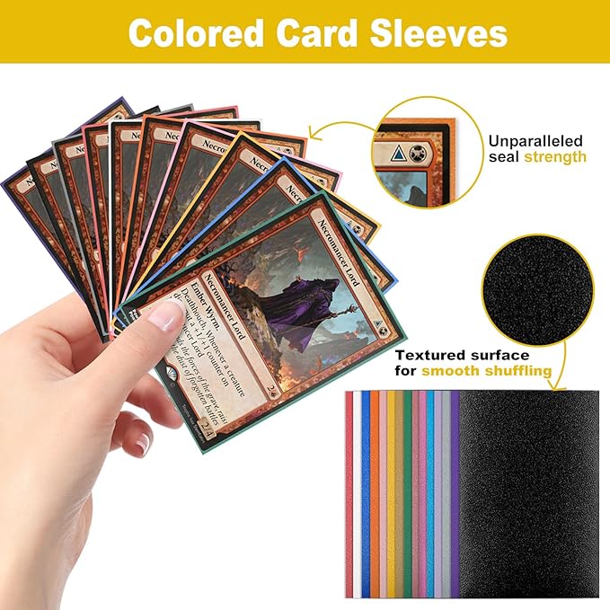 Premium Card Sleeves, 150 Sleeves 2.6''x3.6'' Compatible - Image 6