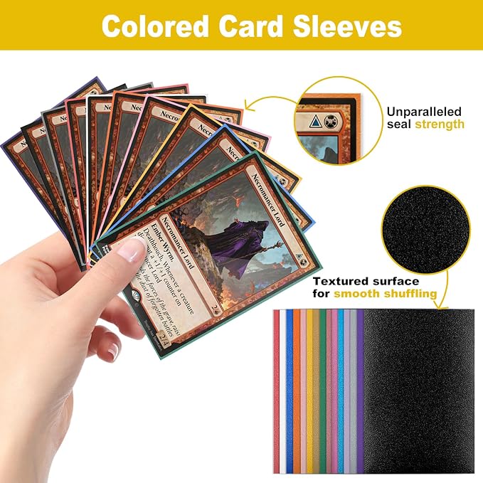 Premium Card Sleeves, 150 Sleeves 2.6''x3.6'' Compatible - Image 6