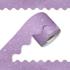 70Ft Shine Bulletin Board Borders，Scalloped Poster Boards Decorations Trim by Unknown
