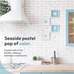 Tide and Tales Coastal Wall Art Beach Bathroom Wall Decor - Image 7