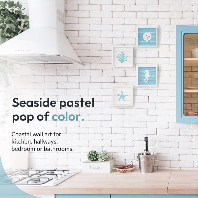 Tide and Tales Coastal Wall Art Beach Bathroom Wall Decor - Image 7