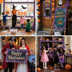 69Ft Halloween Bulletin Board Border Bat Ghost Pumpkin Cat Cobweb Funny - Image 6