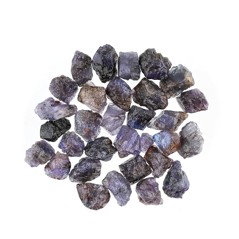 ColouredRocks 100 carats Tanzanite Crystals, Raw Stones, Rough Gemstones by ColouredRocks