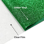Glitter Iron On 12in X 8ft, HTV Heat Transfer Vinyl | Glitter HTV Easy to Cut & - Image 3