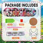 DOZEEZOP 8-Pack Diamond Art Coaster Kit - Image 2