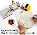Halloween Punch Needle Kit for Adult Beginner, Easy Punch Embroidery Starter Set - Image 4