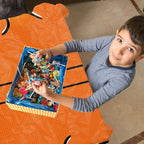 Basketball Party Decorations 2PCS Basketball Plastic Tablecloths Disposable - Image 5