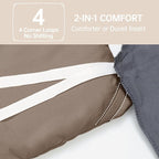 MUXHOMO Full Comforter Sets, All Season Ultra Soft Down Alternative Bedding - Image 6
