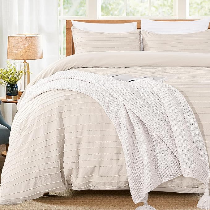 NEXHOME PRO Duvet Cover, Soft and Lightweight 100% Washed Microfiber Comforter by NEXHOMEPRO
