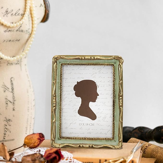 AELS 5x7/8x10 Inch Vintage Picture Frame, Elegant Antique Photo Frames - Image 6