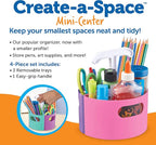 Learning Resources Create-a-Space Storage Mini Center Pink - Image 5
