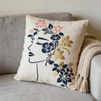 TIAMECH A4 Reusable Floral Woman Face Stencil - Image 3
