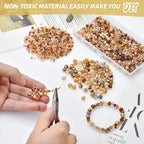 Faceted Rondelle Glass Beads for Jewelry Making AB Color 1000pcs Crystal Spacer - Image 5