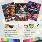 3Pcs Adult Coloring Book for Women Relaxation, Spiral Bound Adult Coloring - Image 4