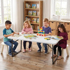 Folding Table, 4 FT Foldable Plastic Table - Image 2