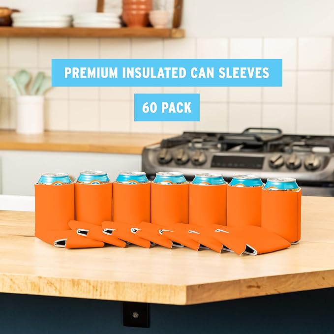 Blank Beer Can Cooler Sleeves Soft Insulated Beer Can Coolies - Image 6