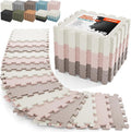AIRHOP 18 PCS Gym Floor Mat, EVA Foam Puzzle Gym Mat, High-Density Interlocking by Airhop