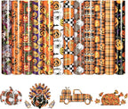 HTVSTD Pumpkin Halloween HTV Heat Transfer Vinyl 12pcs 12×10in | Halloween by CraftingEveryday