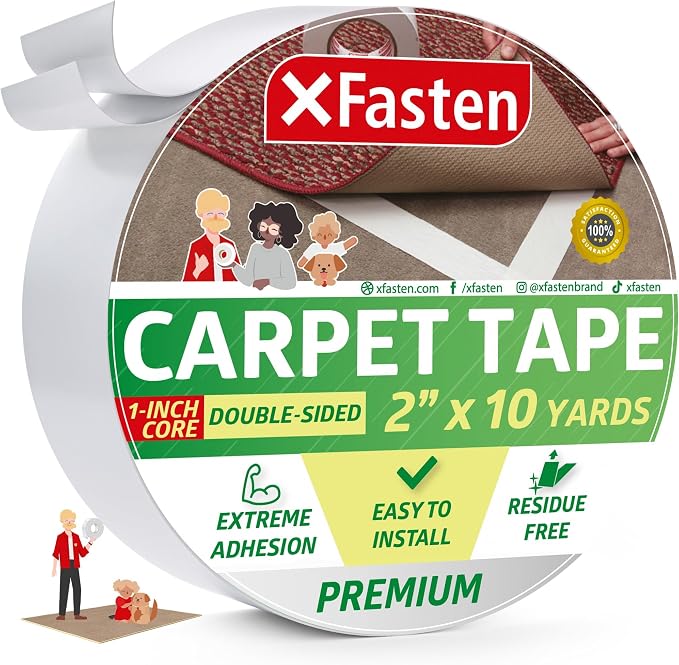 XFasten Double-Sided Carpet Tape by XFasten
