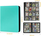 16 Pocket Ringless Side Loading Trading Card Binder, 1024 Cards PU Fixed Page - Image 2