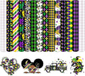 Tintnut Mardi Gras Permanent Vinyl 12 Sheets 12''x10'' Adhesive Vinyl | Shrove by Tintnut