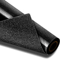 VinylRus Black Glitter HTV Heat Transfer Vinyl Roll-12 x 10ft Black Glitter HTV by VinylRus