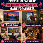 Jigsaw Puzzle Glue Clear with Sponge Head, No Yellowing Puzzle Saver - Image 5