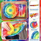 Zhehao 120 Pcs Disposable Paper Plates and Napkins Bulk Birthday Party - Image 2
