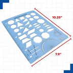 LEARNING ADVANTAGE Geometry Template, Stencil - Image 3