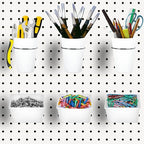 Kuhome 6 Sets Pegboard Bins Cups by Kuhome