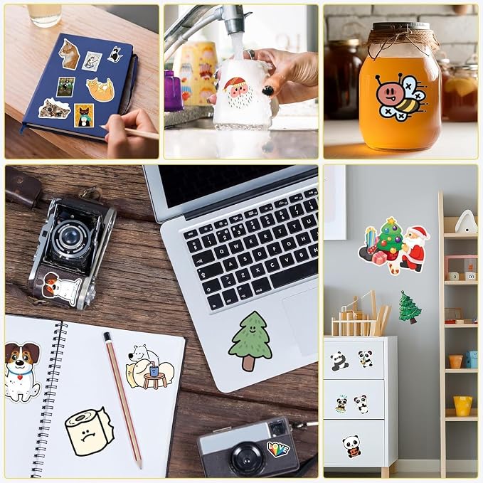 Aevdor 8.5x11 Printable Vinyl Sticker Paper, 60 Matte White Sheets | Matte - Image 4