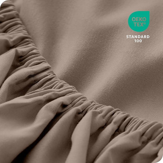 Bare Home 2-Pack Fitted Bottom Sheets Short Queen - Image 6