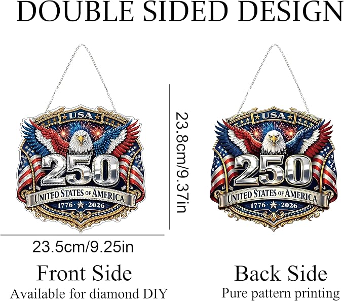 JJFox Diamond Art Hanging Kit for Adult, Special Shaped Rhinestone, DIY Acrylic - Image 7