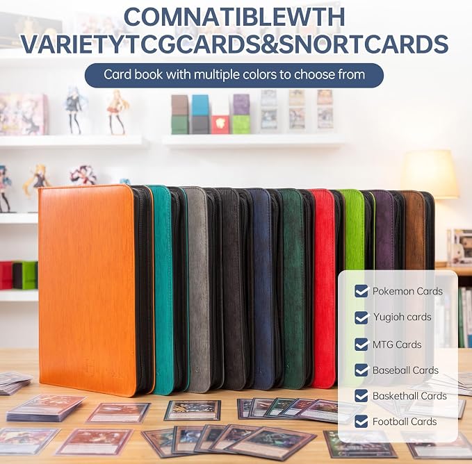 Card Binder 9 Pocket, Premium 540 Double Sided Pocket Collection Binder - Image 3
