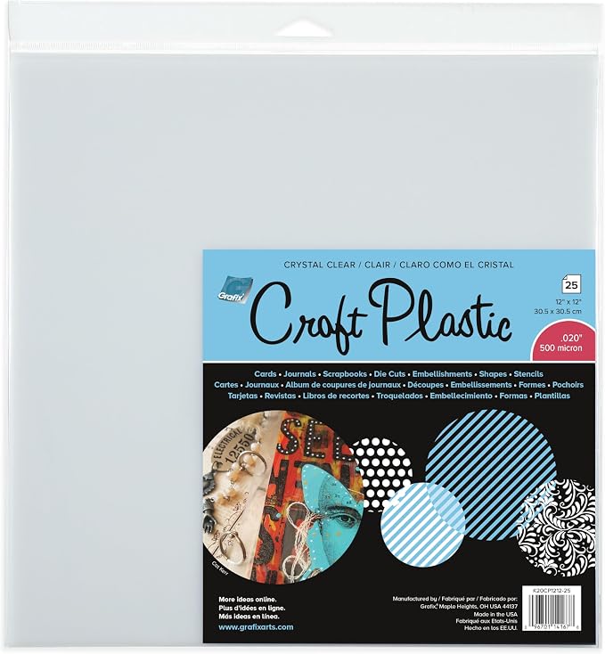 Grafix Plastic, Durable and Archival Film, 3D Embellishments, and More by Grafix