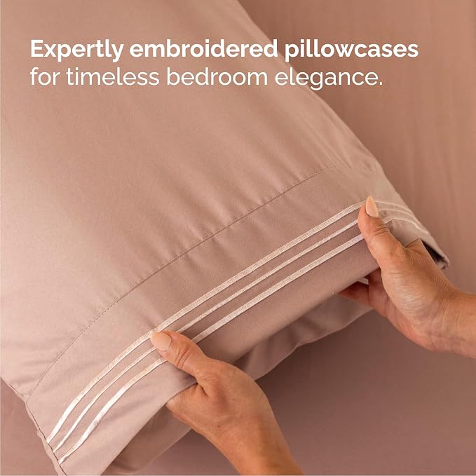 Queen Size 4 Piece Sheet Set - Image 6