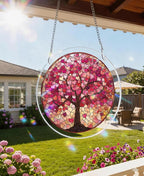 Acrylic Puzzle Suncatcher, Heart Tree Sun Catcher - Image 2